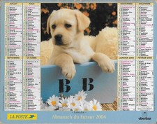 ALMANACH des PTT,  CALENDRIER DES POSTES - 2004