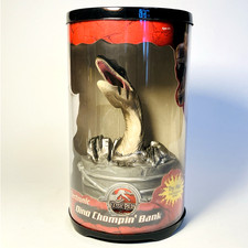 JURASSIC PARK III Vintage Electronic Dino Chompin' Bank-2001-USJ-RePLAY-Unopened