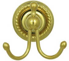 Porte-Serviettes Crochet Mural Patère de Serviette Mur Toilette Support Rétro Or