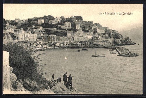 Cpa marseille corniche - marseille,,