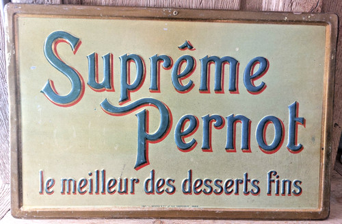Tole publicitaire emboutie