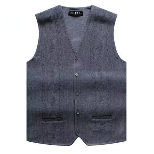 Hommes tricoté gilet cardigan - tricoté,