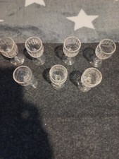 6 verres cristal de bohème