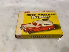 PEUGEOT 403 PUBLICITAIRE CHOCOLATS PUPIER, A MONTER- ÉCHELLE 1/43 IDEM NOREV