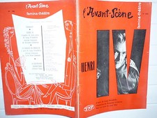 L'AVANT SCENE FEMINA THEATRE N° 162 HENRI IV 1957