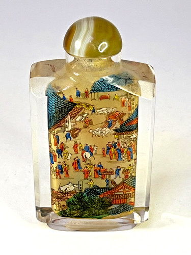 Tabatiere flacon verre - tabatiere,