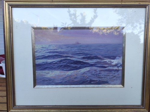 Tableau peinture marine - tableau,