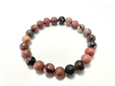 Bracelet rhodonite rose noir - rose,