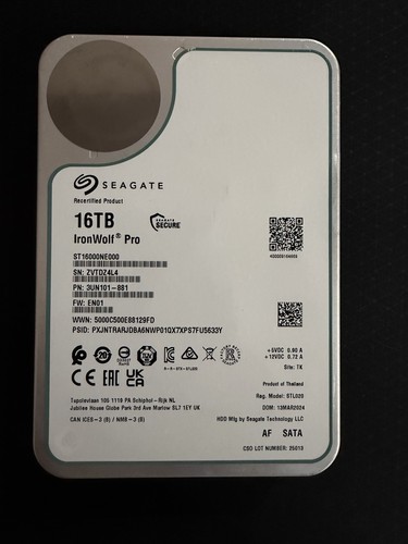 Seagate ironwolf pro 16tb - pro,