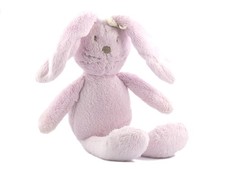 Doudou lapin rose Jacadi 27 cm