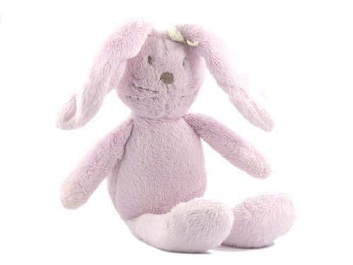 Doudou lapin rose - jacadi, cm