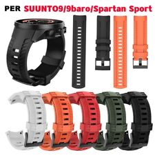 Bracelet de Montre Silicone pour Suunto 9 baro Smart Montre Sport Spartan 24mm