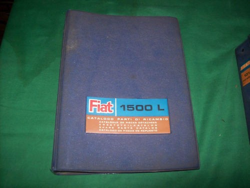 Fiat 1500 1500l catalogue de - 1500, l