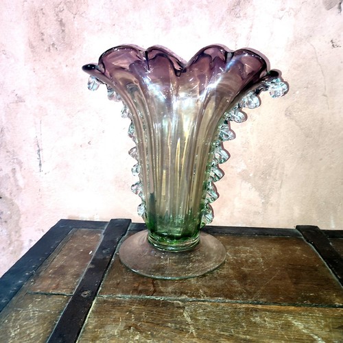 Grand vase verre coloré - grand, en