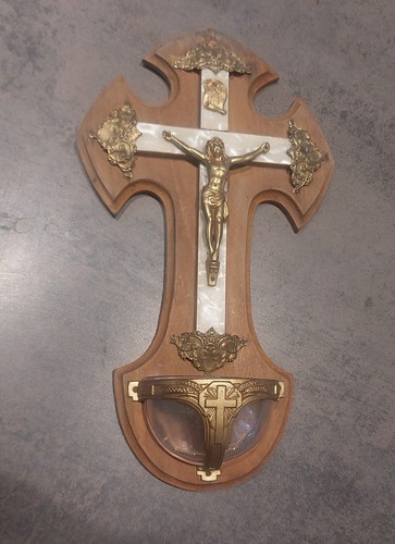 Crucifix ancien métal - ancien, en