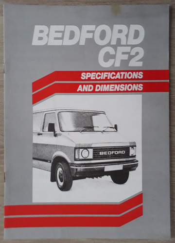 Bedford cf2 vans range - cf2,