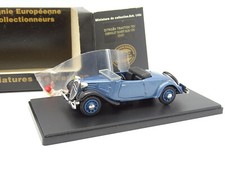 Eligor CEC 1/43 - Citroen Traction 7CV Cabriolet Bleu 1936 + Personnage