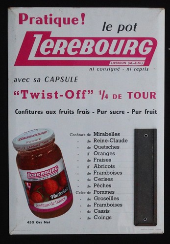 Confiture lerebourg carton plv - confiture,