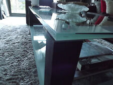 Table de salon en verre trempé