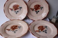 4 assiettes plates
