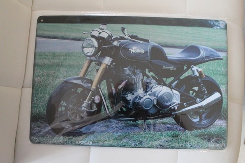 Plaque publicitaire moto - plaque,