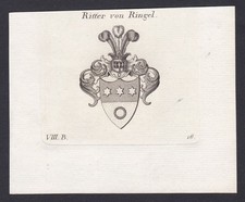 1820 Anneau Rayé Chevalier