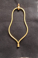 Lyre laiton porte abat-jour 19ème