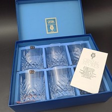 SÈVRES - 6 VERRES À WHISKY EN CRISTAL 