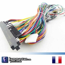 Câblage Jamma court pour bartop - Short Jamma Harness (4.8mm)