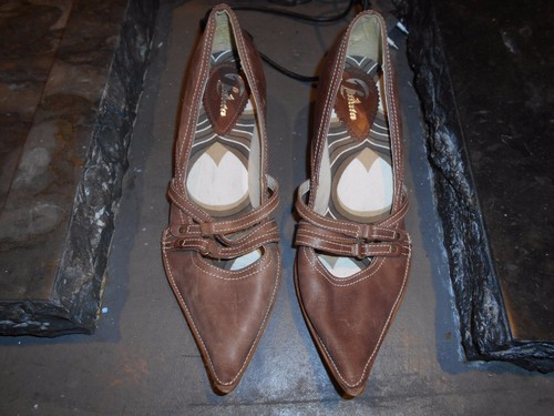 Escarpins bata marron t - ,