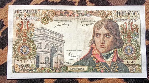 Billet 10000 francs bonaparte - billet,