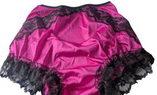 FUCHSIA PINK Nylon Tricot LACY