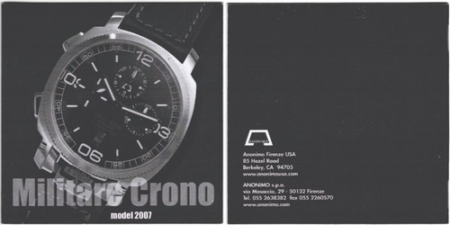 Anonimo militare crono - militare,