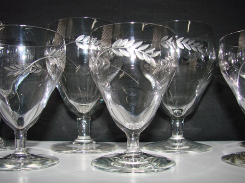 Ancien verre pied - verre, de