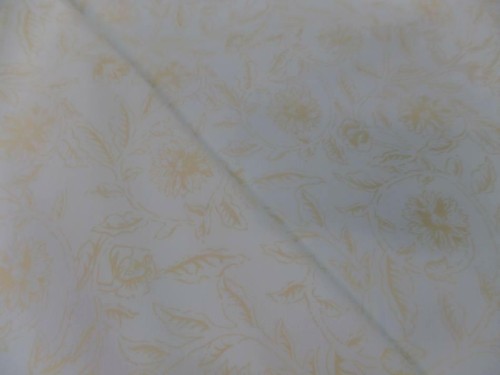 Tissu coton blanc cassé