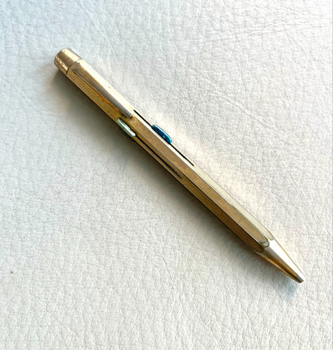 Stylo couleurs acier doré - stylo, 4