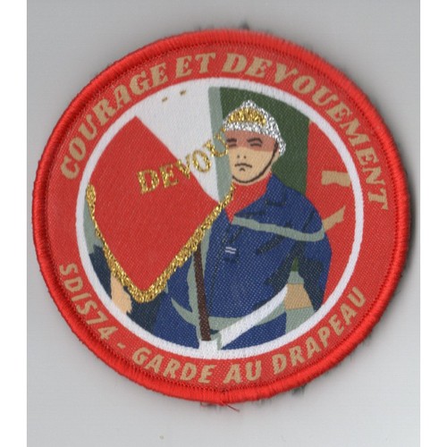 Pompiers garde drapeau sdis - garde,