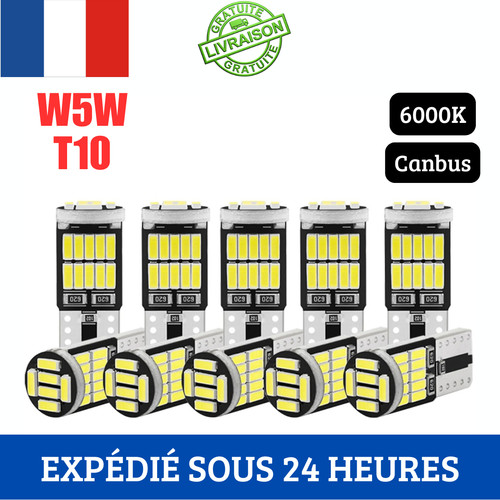 Ampoules led t10 w5w - led, canbus