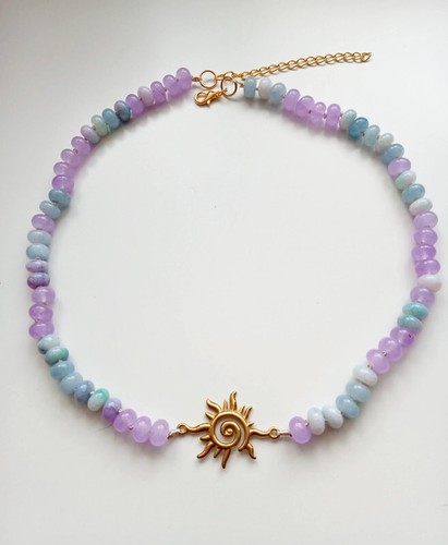 Collier bijoux doré - collier,