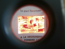 FERNAND LEGER : TABLEAU " LE GRAND REMORQUEUR 1923 " diapo SPADEM