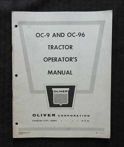 Véritable 1963 oliver - oliver, oc-9