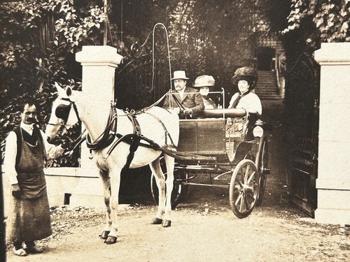 France carriole famille femme - carriole,