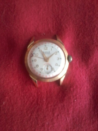 Montre homme plaque sans - or,