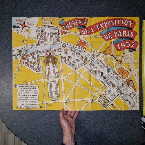 Affiche originale paris - affiche, 1937