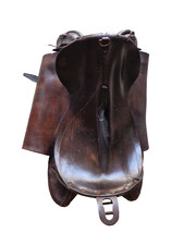 Selle de Cavalerie àidentifier, peut-être U.S., époque 1 ère guerre mondiale.