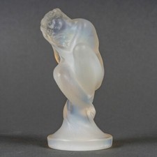 Mascotte Sirene René Lalique R.Lalique Car Mascot Hood Hornement Glass Mermaid