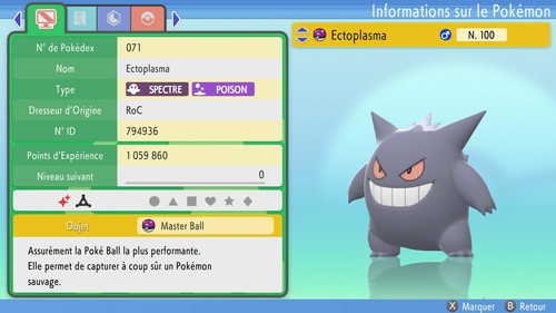 Pokemon ectoplasma shiny 6iv - ectoplasma,