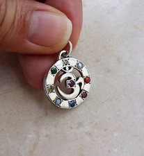 Silver Pendant. OM Symbol