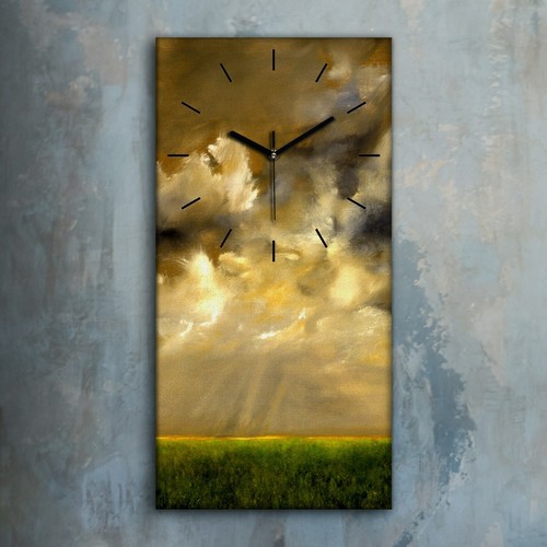 Horloge décorative sur toile
