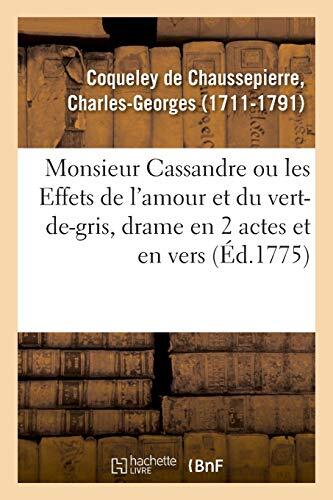 Monsieur cassandre les - monsieur,